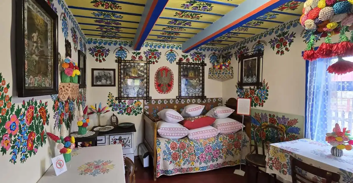 Beautifully decorated church in Zalipie